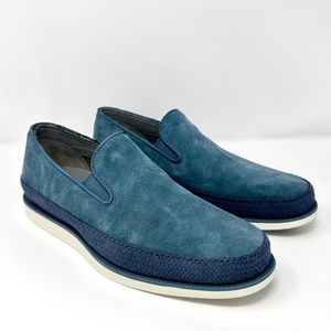 Sperry Gold Cup Kittale Twin Gore Luxurious Slip On Shoes Blue Men's Size 9